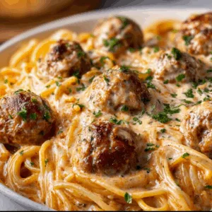 Creamy Spaghetti and Meatballs Recipe That Will Melt Your Heart!