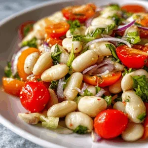 Italian White Bean Salad: Fresh, Zesty & Irresistibly Easy Recipe