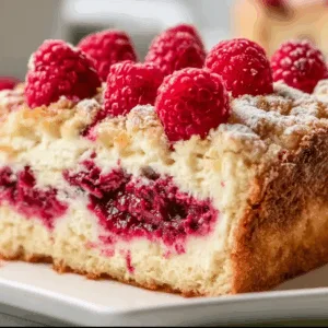 Raspberry Cream Cheese Coffee Cake That Will Melt Your Heart!
