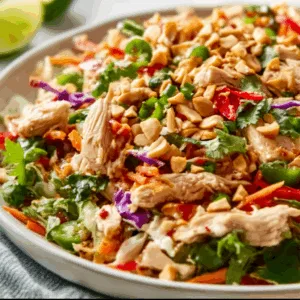 Chopped Thai Chicken Salad: Fresh, Zesty & Irresistible Crunch!